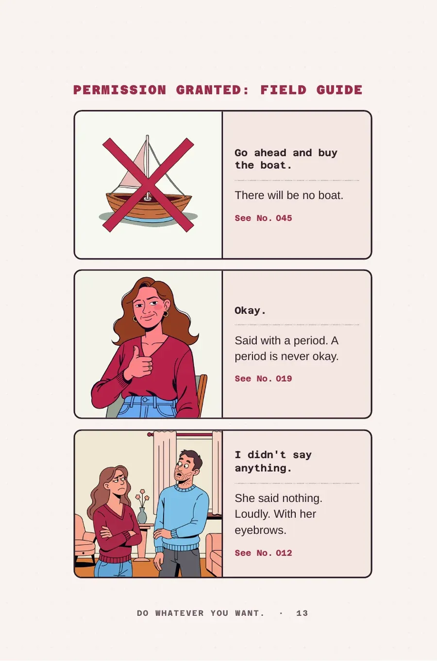 Page 13 of Do Whatever You Want.