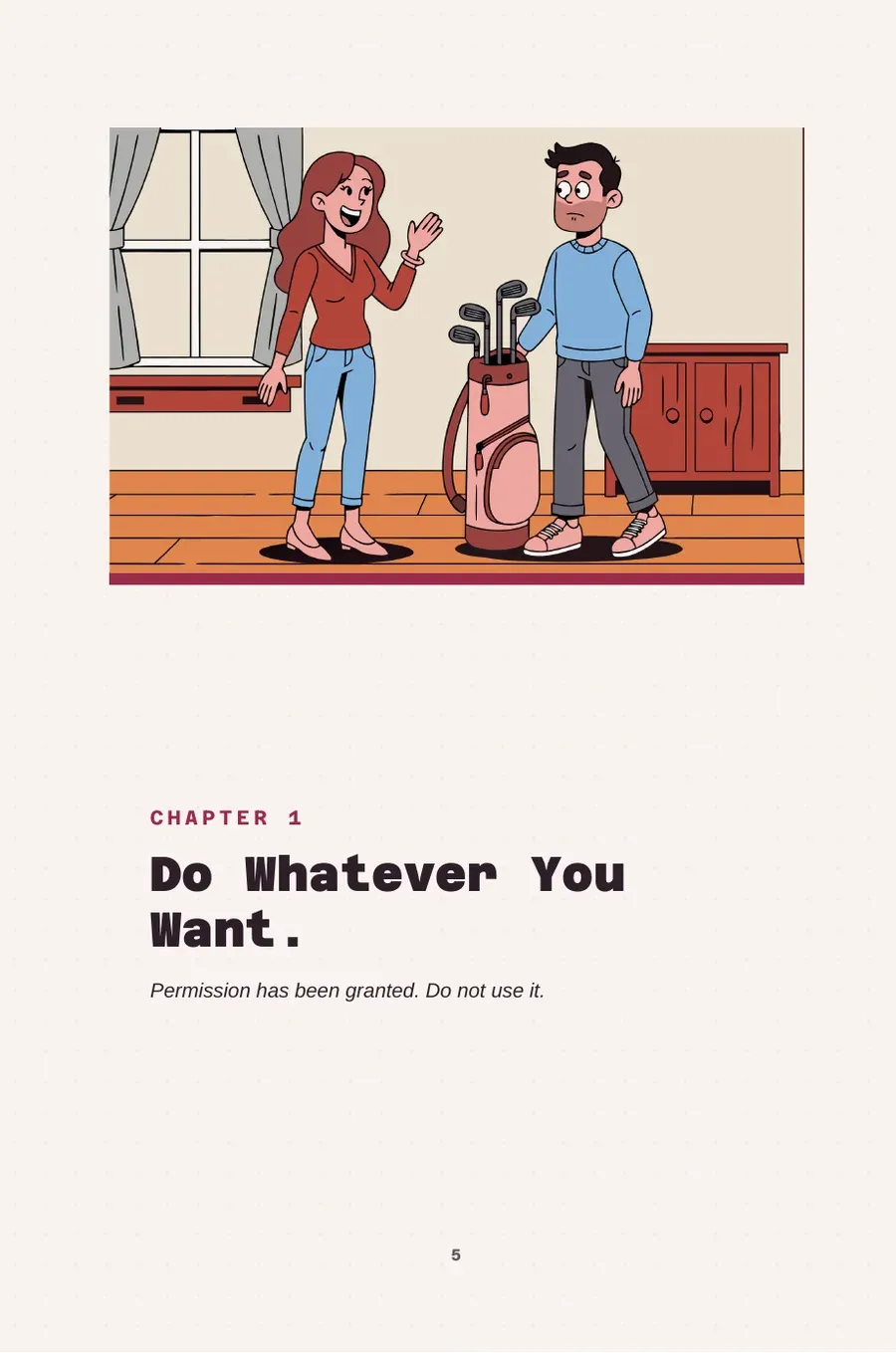 Page 5 of Do Whatever You Want.