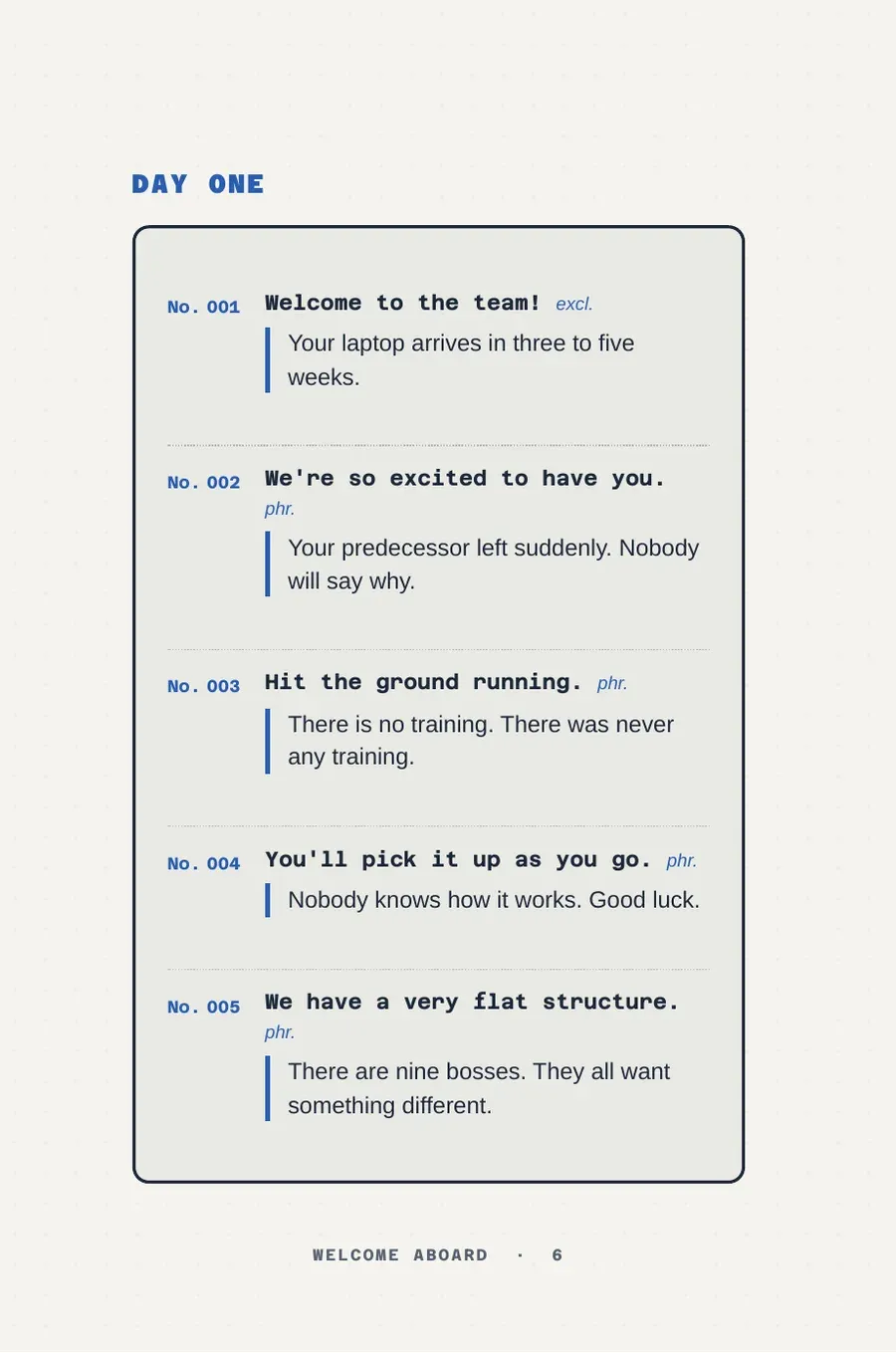 Page 6 of Let's Circle Back.